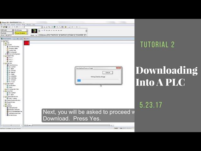 Tutorial 2 - Downloading A RSLogix 500 Program Into A PLC