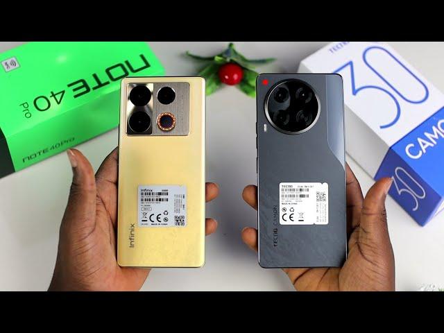 Tecno Camon 30 VS Infinix Note 40 Pro : 𝘾𝘼𝙈𝙀𝙍𝘼 & 𝘽𝘼𝙏𝙏𝙀𝙍𝙔 𝘾𝙊𝙈𝙋𝘼𝙍𝙄𝙎𝙊𝙉