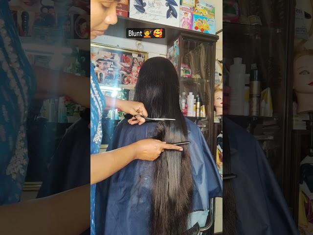 Indian Girl: Long To Short Haircut