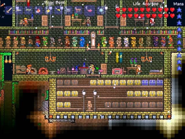 Terraria - Piggy Bank and Safe