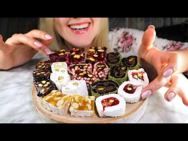 Tasty Turkish Desserts  Gentle Eating ASMR ○ White Noise ○ Whisper