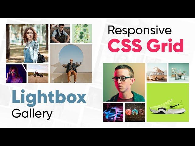 How to Create a Responsive Lightbox Gallery | CSS Grid Gallery