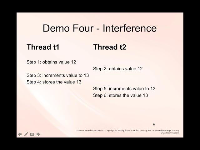 3 Preventing interference on shared memory access by threads