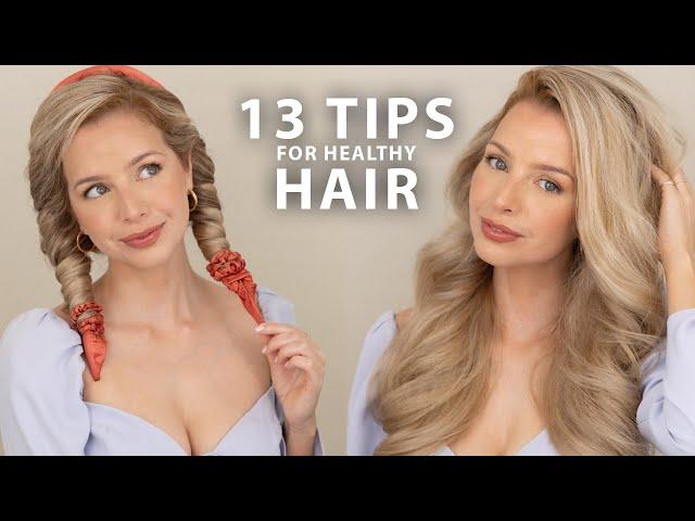 13 TIPS for Long Healthy Hair 