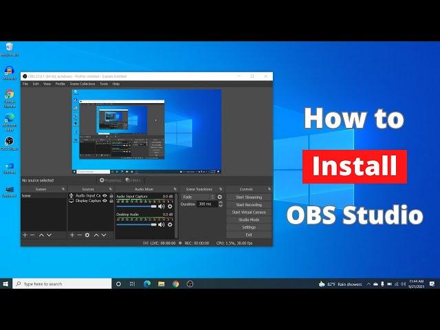 How to Install OBS Studios in Windows 2024 | Quick Recording Tutorial