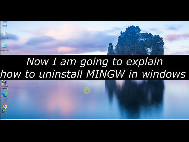 How to Uninstall MINGW in windows | Uninstall the mingw in windows | mingw installer manager