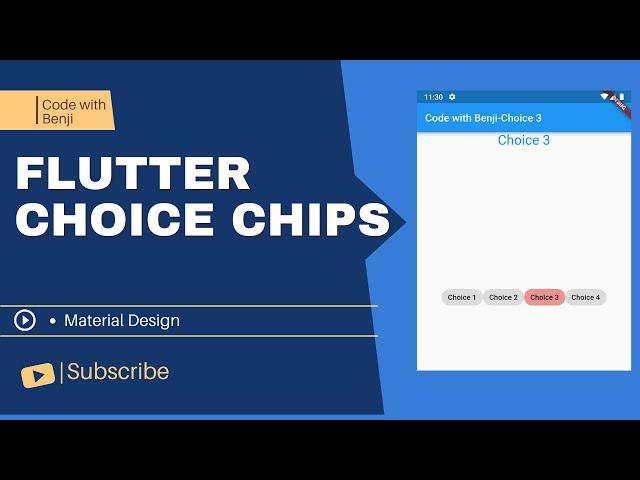 flutter tutorial, flutter Choice chips, flutter windows, flutter 2022, flutter web, flutter hindi