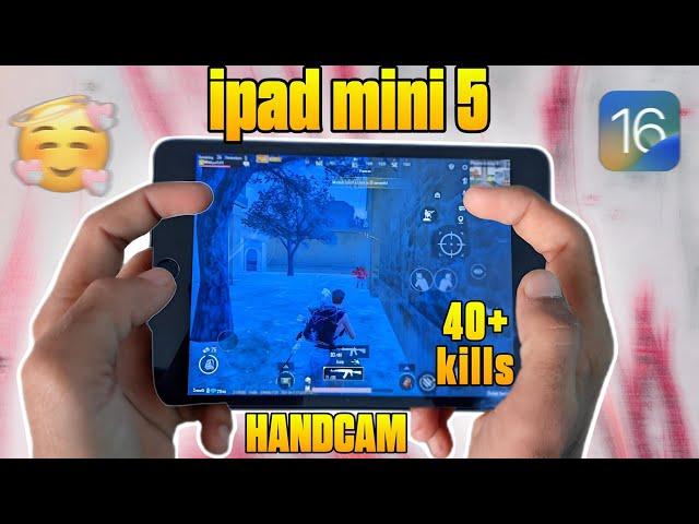 60Fps  Best HANDCAM ipad mini 5 ️ 4 Finger Gyroscope | PUBG MOBILE