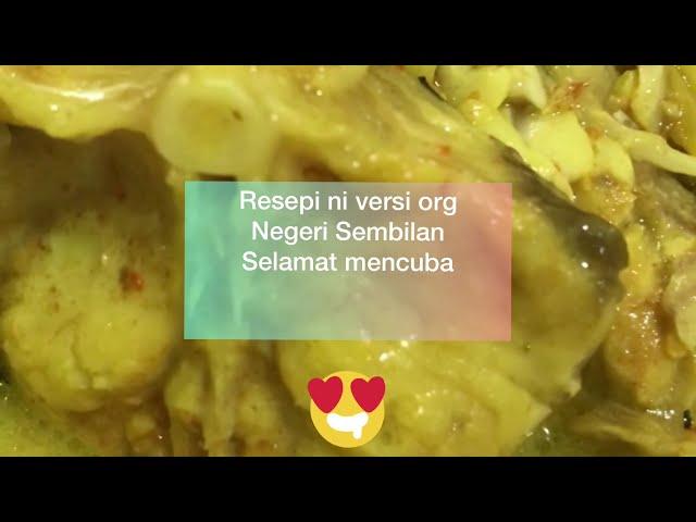 Resepi ikan baung masak lemak cili api( nogori sembilan style)