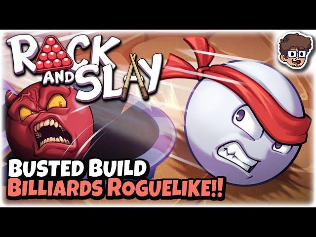 New Busted Build Billiards Roguelike! | Let's Try: Rack and Slay