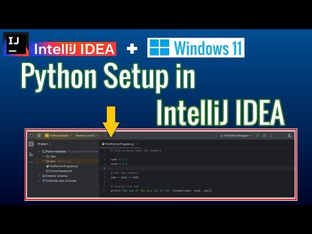 Python Setup in Intellij IDEA || Create and run Python program in Intellij idea