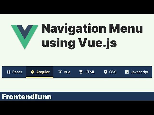 vue animation - navbar component