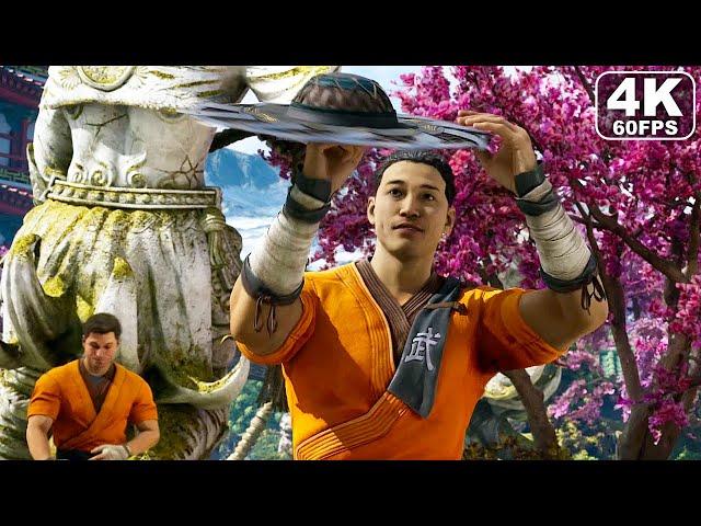 How Kung Lao Got His Hat & Powers Scene - Mortal Kombat 1