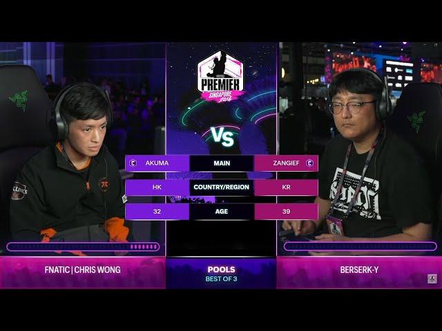 DAY 1 Capcom Pro Tour 2024 Singapore -Chris Wong (Akuma) vs Berserk-Y (Zangief)