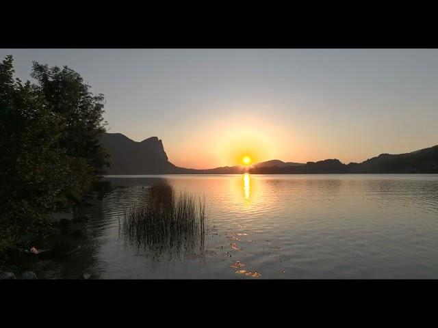 sunset Mondsee