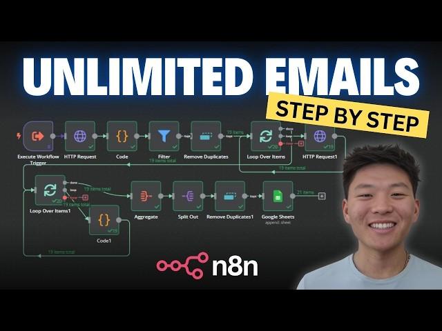 Step by Step: Scrape UNLIMITED Emails for FREE with n8n