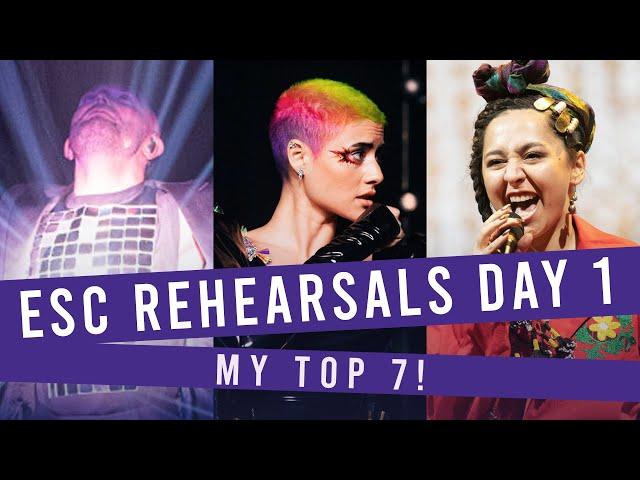 Eurovision 2021 Rehearsals Day 1: My Top 7 (with comments!)