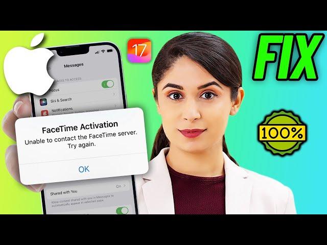 iOS 17 : Fix unable to contact the Facetime server Error on iPhone iOS 16/17  [ 100% Solved ]