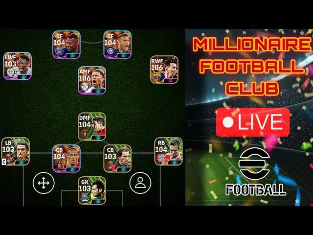 eFootball Millionaire FC || India’s Most Expensive Account || Main Account Rank Push To Top  