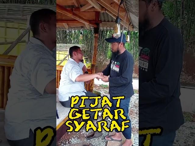 Wadidaaww ...muantab tenan pijatannya, seperti ada aliran listriknya, Pijat Getar Syaraf #shorts