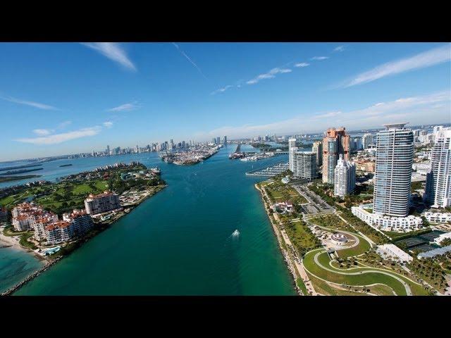 Helicopter Tour - Miami, Florida Flying Over Miami Beach