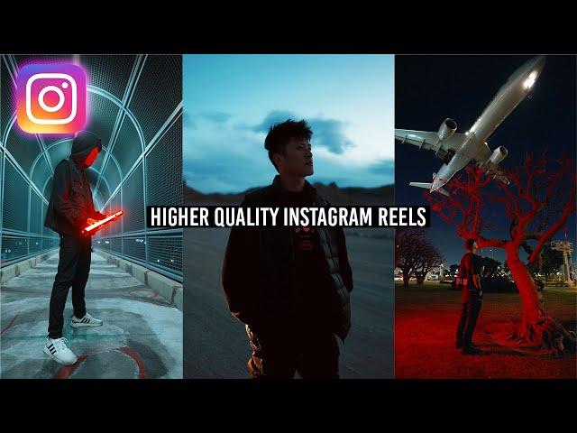 My SECRET for Higher Quality Instagram Reels! Export Settings + Camera Settings | Premiere Pro