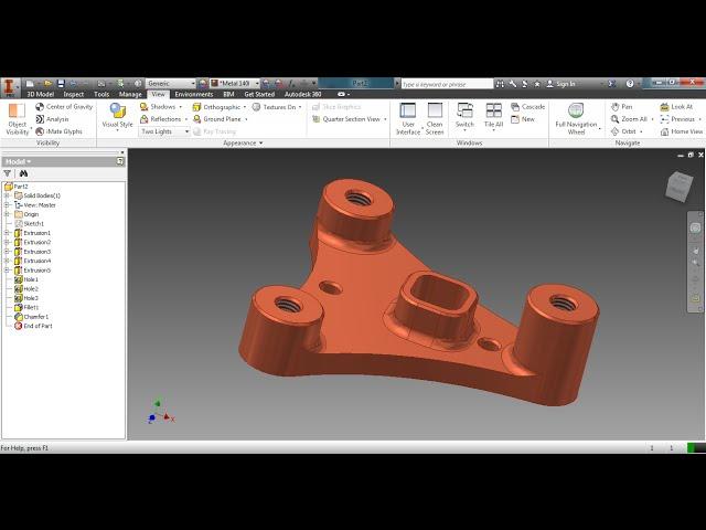 Autodesk Inventor 2014-Part 3/ORIYANE