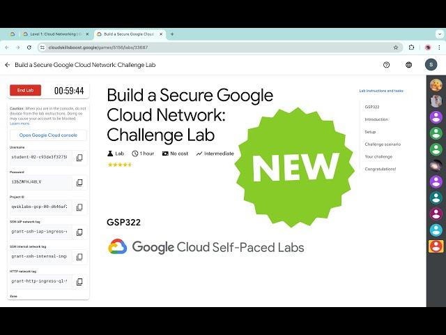 Build a Secure Google Cloud Network: Challenge Lab || #qwiklabs  #GSP322  [With Explanation️]