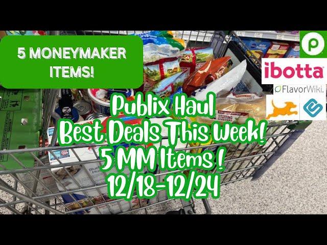 Publix Best Deals This Week! 5 MONEYMAKER Items! #publixcouponing 12/18-12/24