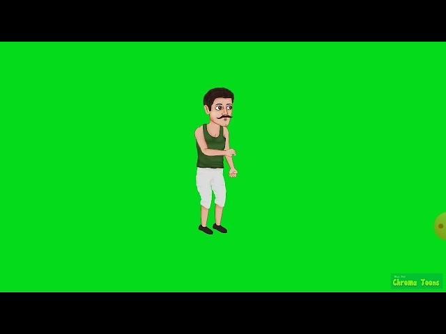 village man talking animation || free green screen || No copyright greenscreen bd