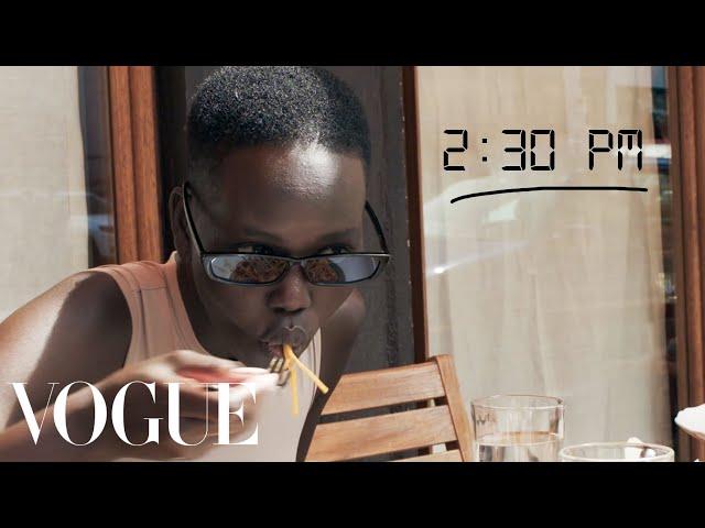 How Top Model Adut Akech Gets Runway Ready | Diary of a Model | Vogue