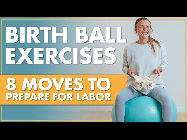 Best BIRTH BALL Techniques to Prepare For Labor + Induce Labor Naturally