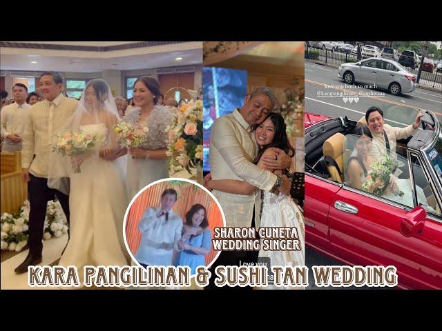 Kara Pangilinan & Sushi Tan Wedding  Sharon Cuneta kumanta sa wedding reception nila