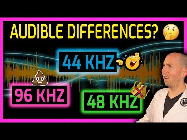 96 kHz vs 48 kHz vs 44 kHz - What's (really) the Best Sample Rate for Audio? [2023]