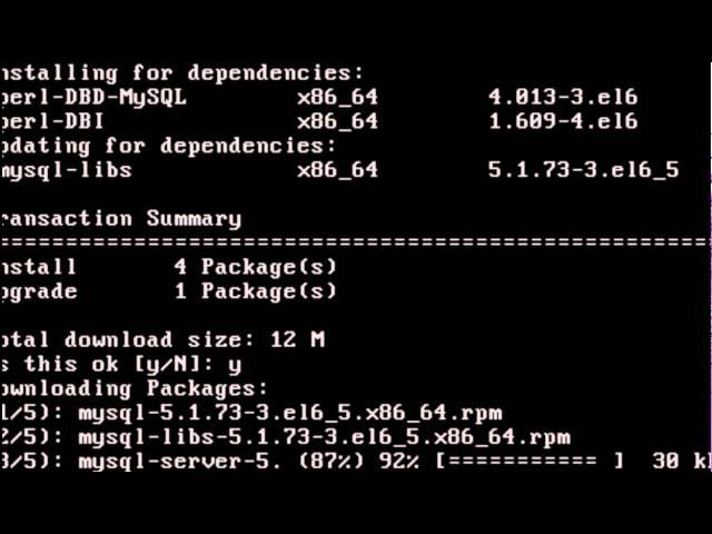 Mysql Installation on Linux