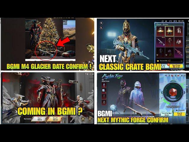 Finally  M4 Glacier Back In Classic Crate | Bgmi Next Classic Crate & New X Suit | Bgmi Next Forge