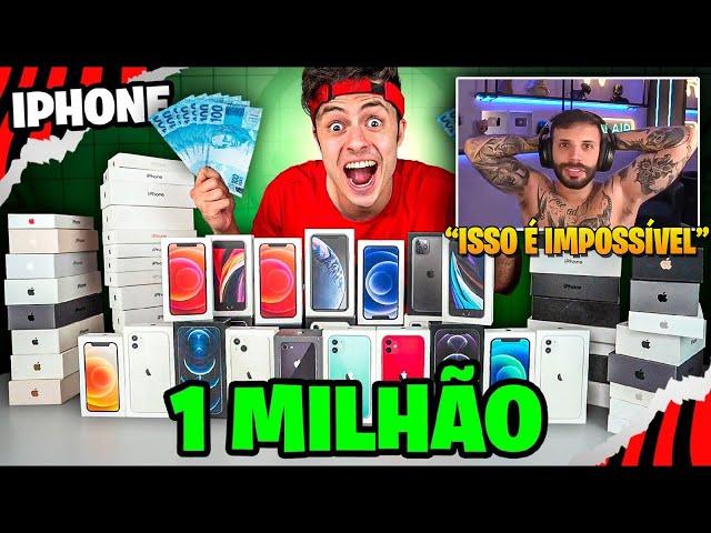 ENALDINHO GASTOU R$1.000.000 EM IPHONE!!| TASPIO REAGE a COMPREI TODOS OS IPHONES DA LOJA!