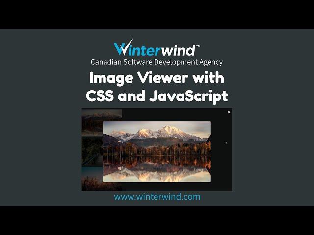 Image Viewer with CSS and JavaScript