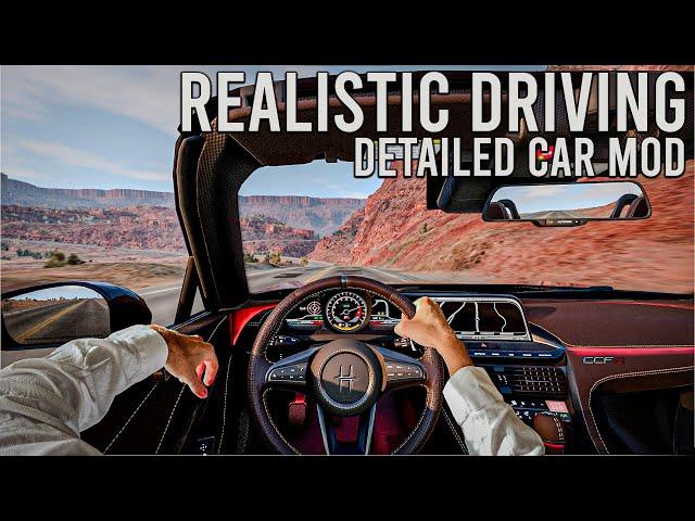 BeamNG Drive, Most Realistic Car Mod, Realistic Driving, T300RS + H-Shifter, Wheel Camera, 4K HQ