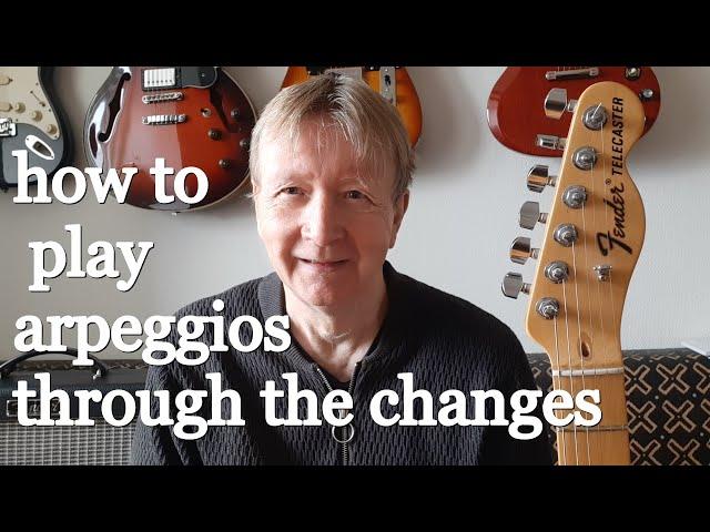 Arpeggio´s as stepping stones to melodic blues