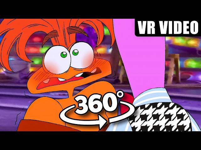 360º VR ANXIETY OF COURSE, BASICALLY EVERY DAY┃Inside Out 2 (Intensamente 2) Comic Dub