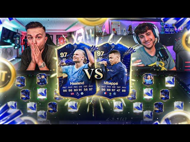 TOTY Mbappe vs TOTY Haaland SQUAD BUILDER BATTLE vs @EliasN97 