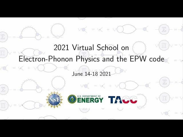 Hands-On Intro: The superconducting module of EPW - Roxana Margine