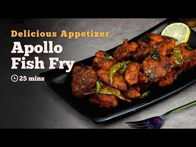 Apollo Fish Fry | Starter Recipes | Fish Starters | Andhra Recipes | Cookd