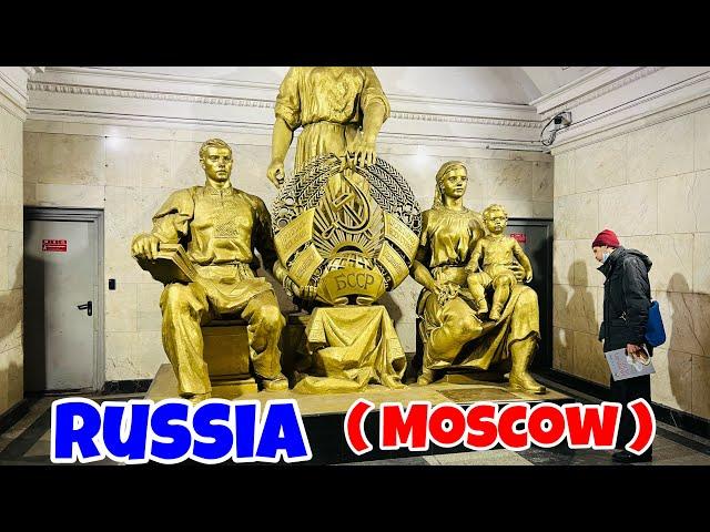 [4K] THE TOP 8 METRO STATIONS IN MOSCOW, Incredible Artworks, Touring Moscow || Stroll In 4K