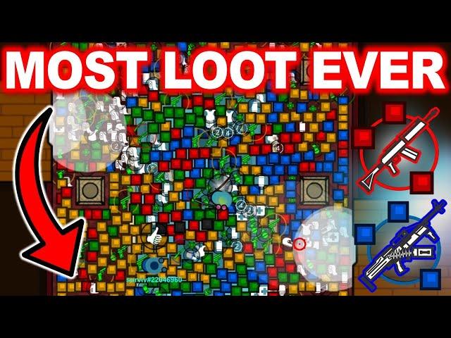 MOST LOOT EVER RECORDED in SURVIV.IO! || Insane Loot!