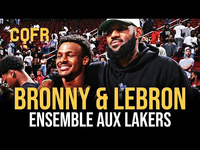 Bronny James rejoint LeBron aux Lakers ! - CQFR