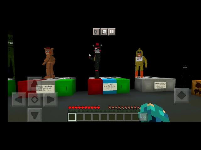 Minecraft PE:Five Nights at Freddy's Ultomite custom night|Halloween edition|mcpe map by asafe921