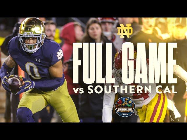 FULL GAME | Notre Dame Football vs No. 10 Southern Cal (2023 – Jeweled Shillelagh Rivalry)