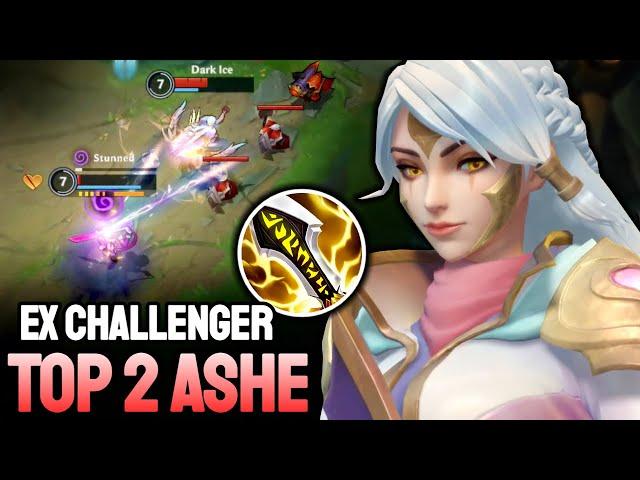 WILD RIFT ASHE - TOP 2 ASHE GAMEPLAY - EX CHALLENGER RANKED